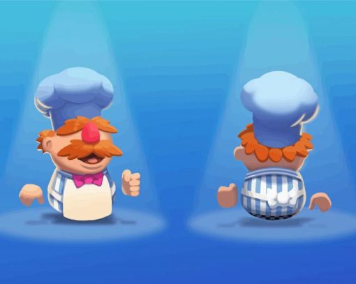 Swedish Chef Cartoon Diamond Paintings