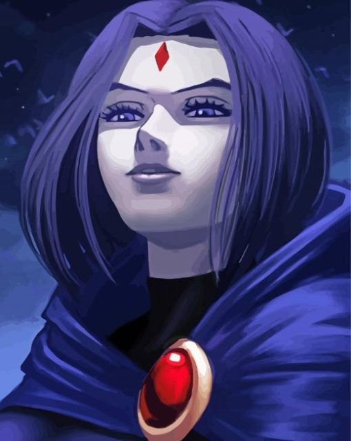 Teen Titans Raven Superhero Diamond Paintings