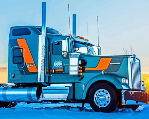 The Kenworth Truck Diamond Paintings