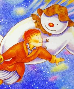 The Snowman Animated Film Diamond Paintings