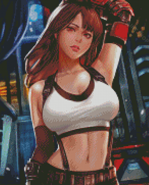 Tifa Lockhart Anime Diamond Paintings