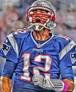 Tom Brady Patriots NFL Diamond Paintings