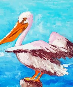 Abstract Pelican Bird Diamond Paintings