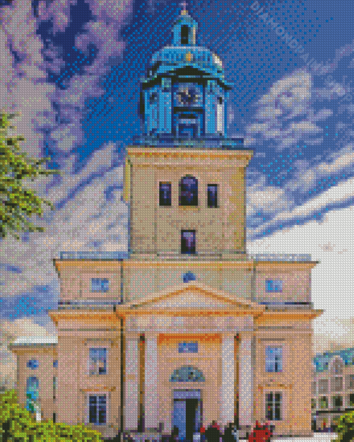 Aesthetic Gothenburg Cathedral Sweden Diamond Paintings