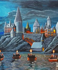 Aesthetic Harry Potter Castle Diamond Paintings