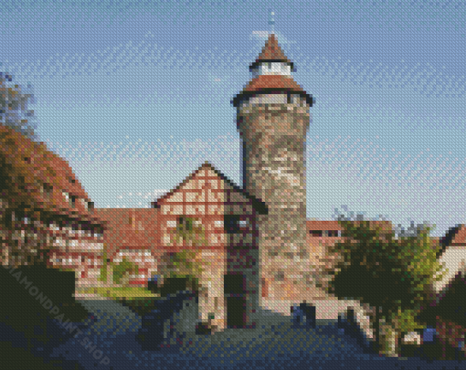 Aesthetic Imperial Castle Of Nuremberg Diamond Paintings