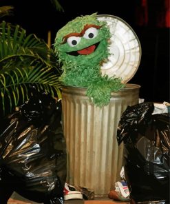 Aesthetic Oscar The Grouch Diamond Paintings