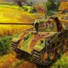 Aesthetic Ww2 Tank Diamond Paintings