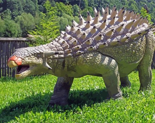 Ankylosaurus Reptile Diamond Paintings