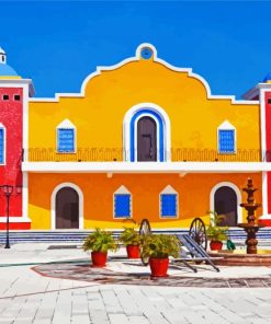 Colorful Hacienda Diamond Paintings