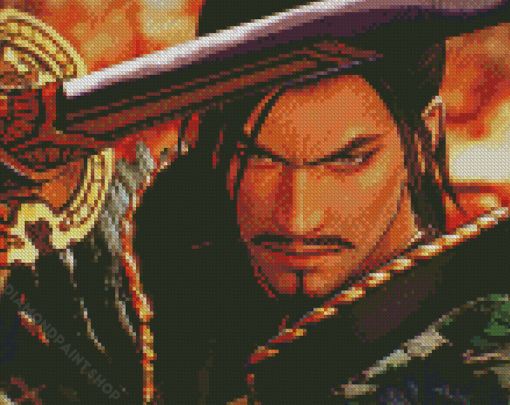 Cool Samurai Warriors Video Game Diamond Paintings