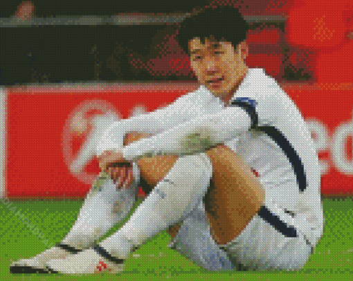 Footballer Son Heung Min Diamond Paintings