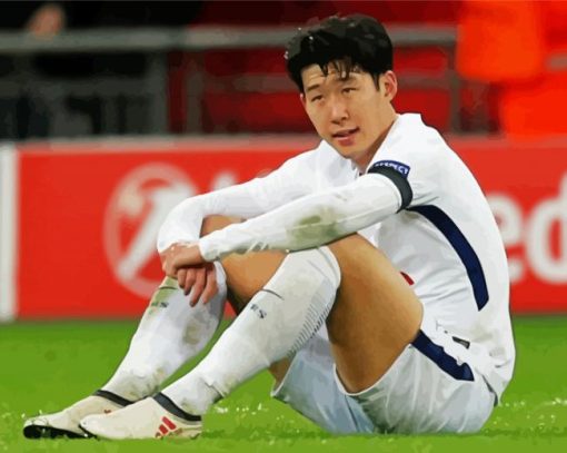 Footballer Son Heung Min Diamond Paintings