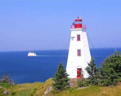 Grand Manan Lighthouse Diamond Paintings