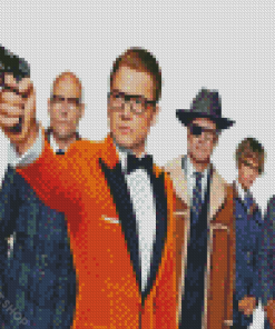 Kingsman Golden Circle Characters Diamond Paintings