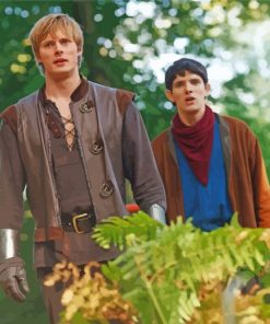 Merlin And Arthur Characters Diamond Painting