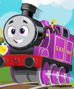 Purple Thomas And Friends Diamond Paintings