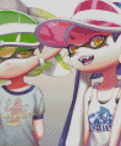 Squid Sisters Splatoon Diamond Paintings