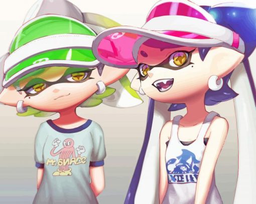 Squid Sisters Splatoon Diamond Paintings