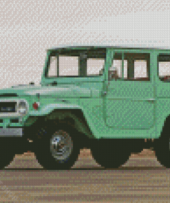 Toyota Landcruiser Car Diamond Paintings