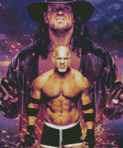 Undertaker And Goldberg Diamond Paintings