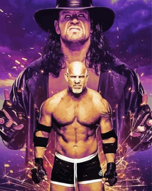 Undertaker And Goldberg Diamond Paintings