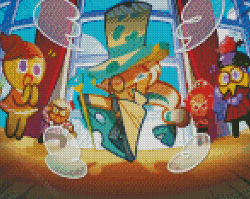 Video Game Cookie Run Kingdom Diamond Paintings