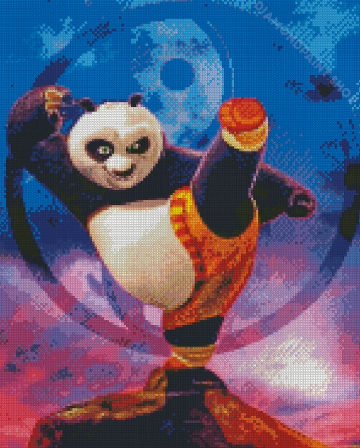 Aesthetic Kung Fu Panda Diamond Paintings