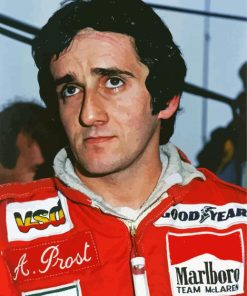 Alain Prost Race Car Driver Diamond Paintings