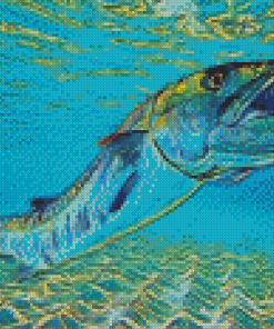 Barracuda Ocean Fish Diamond Paintings