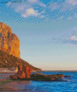 Calpe At Sunset Diamond Paintings