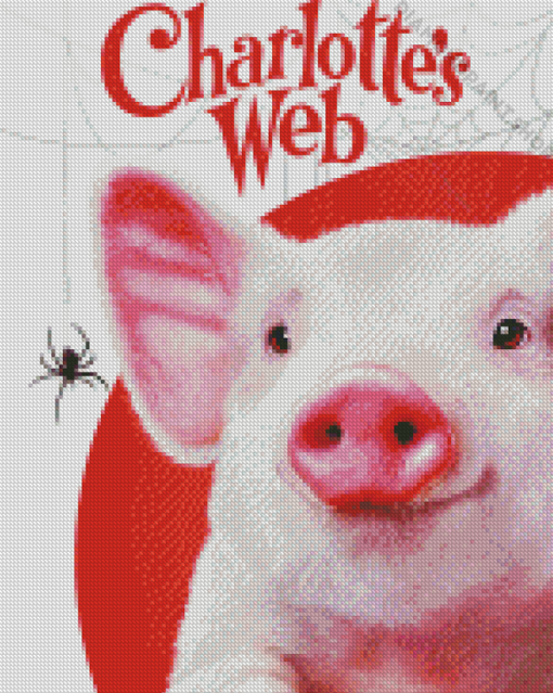 Charlottes Web Illustration Diamond Paintings