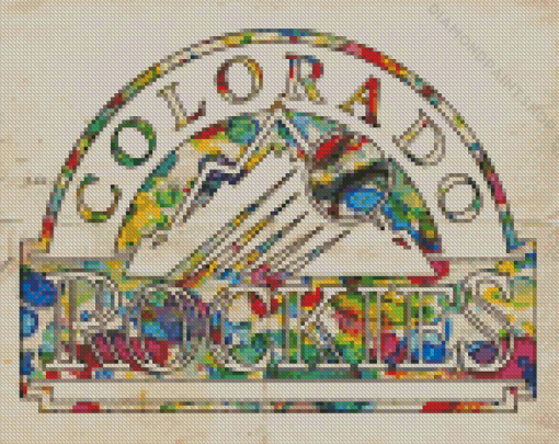 Colorado Rockies Vintage Poster Diamond Paintings