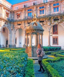 Compostela City Buildings Diamond Paintings