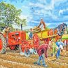 Countryside Tractor Diamond Paintings