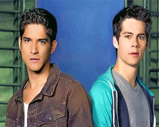 Dylan Obrien And Tyler Posey Diamond Paintings