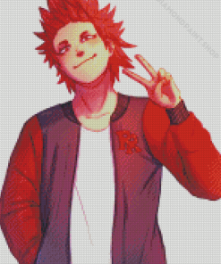 Eijiro Kirishima Anime Diamond Paintings