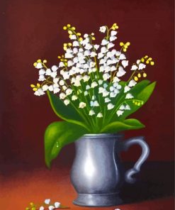 Lilies In Jug Art Diamond Paintings