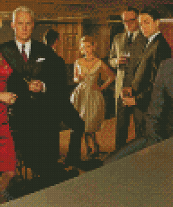 Mad Men Characters Diamond Paintings