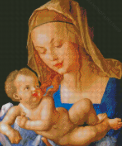 Madonna And Child With The Pear By Durer Diamond Paintings