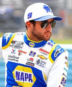 Nascar Elliott Car Driver Diamond Paintings