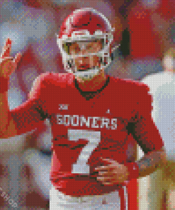 Oklahoma Sooners Footballer Diamond Paintings