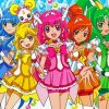 Pretty Cure Illustration Diamond Paintings