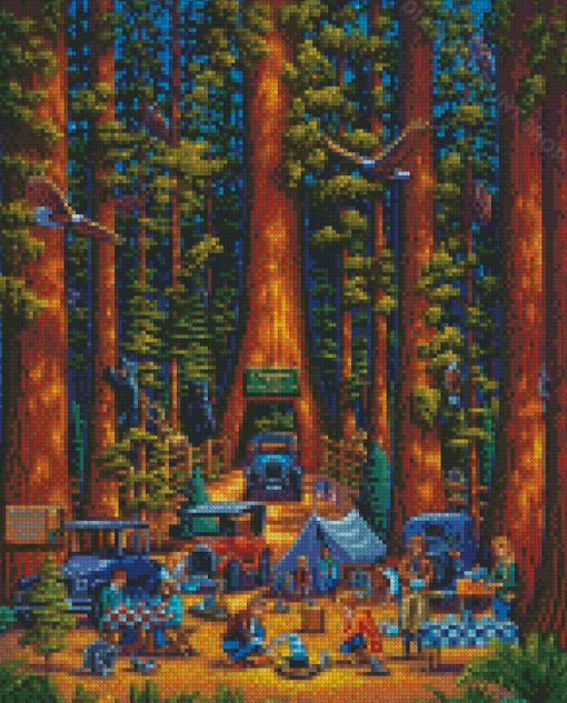 Redwood National Park Diamond Paintings