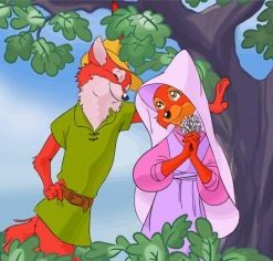 Robin Hood And Marian Love Diamond Paintings