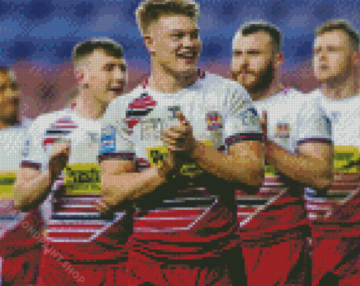 Wigan Warriors Rugby League Players Diamond Paintings