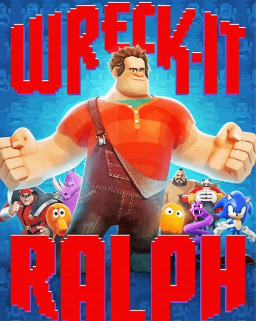 Wreck It Ralph Poster Diamond Paintings