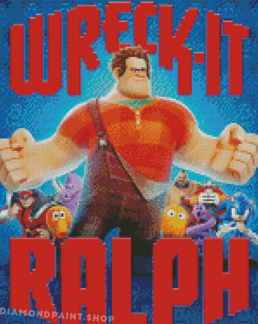 Wreck It Ralph Poster Diamond Paintings