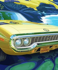 Aesthetic 1971 Road Runner Art Diamond Paintings