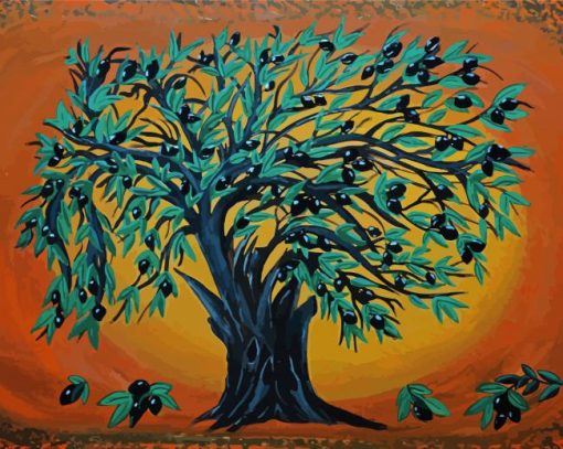 Aesthetic Olive Trees Diamond Paintings